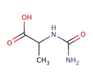 Carbamoyl-DL-alanine (CAS 77340-50-2) - chemical structure image