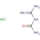 Carbamoyl-guanidine Amidino Urea Salt, Hydrochloride salt (CAS 926-72-7) - chemical structure image