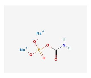 Carbamyl phosphate disodium salt (CAS 72461-86-0) - chemical structure image