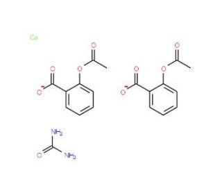 Carbasalate calcium (CAS 5749-67-7) - chemical structure image