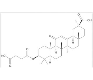Carbenoxolone (CAS 5697-56-3) - chemical structure image
