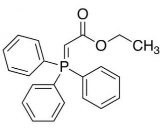 (Carbethoxymethylene)triphenylphosphorane (CAS 1099-45-2) - chemical structure image