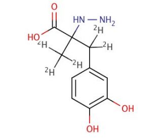 Carbidopa-d5 (CAS 1185134-76-2) - chemical structure image