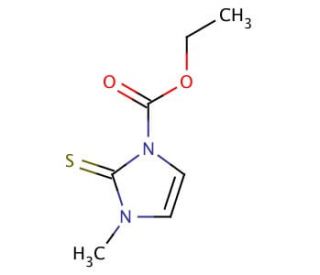 Carbimazole (CAS 22232-54-8) - chemical structure image