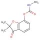 Carbofuran-3-keto (CAS 16709-30-1) - chemical structure image