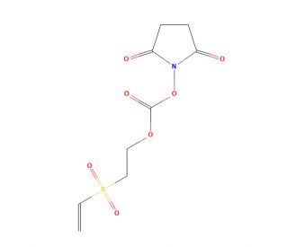 Carbonic Acid 2,5-Dioxo-1-pyrrolidinyl 2-(Ethenylsulfonyl)ethyl Ester (CAS 918822-70-5) - chemical structure image