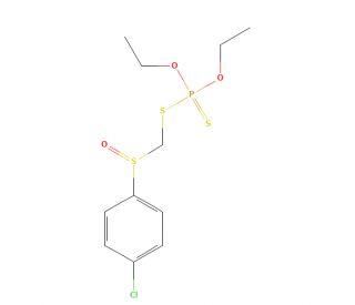Carbophenothion Sulfoxide (CAS 17297-40-4) - chemical structure image