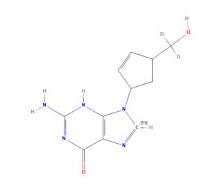 Carbovir-13C,d2 (CAS 1246816-59-0) - chemical structure image