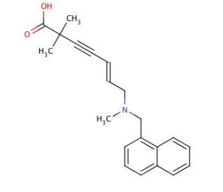 Carboxyterbinafine (CAS 99473-14-0) - chemical structure image