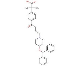 Carebastine (CAS 90729-42-3) - chemical structure image