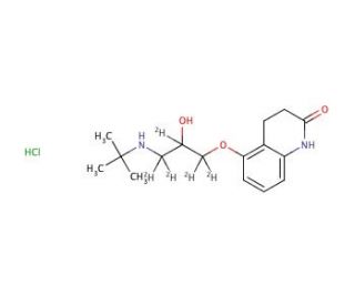 Carteolol-d5 Hydrochloride - chemical structure image