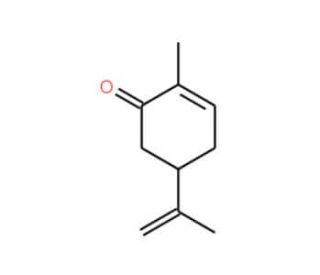 (&minus;)-Carvone (CAS 6485-40-1) - chemical structure image