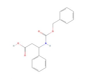 Cbz-DL-&beta;-phenylalanine (CAS 14440-98-3) - chemical structure image