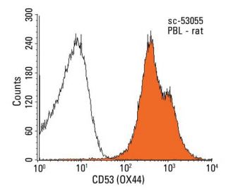 CD53 Antibody (OX44) - Flow Cytometry - Image 13773
