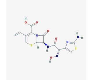 Cefdinir (CAS 91832-40-5) - chemical structure image