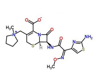 Cefepime (CAS 88040-23-7) - chemical structure image