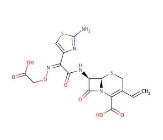 Cefixime (CAS 79350-37-1) - chemical structure image