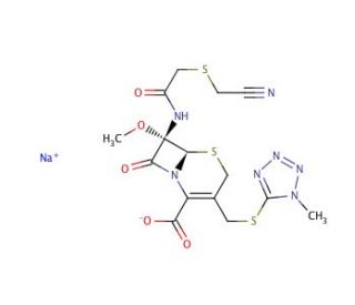 Cefmetazole sodium salt (CAS 56796-39-5) - chemical structure image