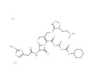 Cefotiam Hexetil Hydrochloride (CAS 95789-30-3) - chemical structure image