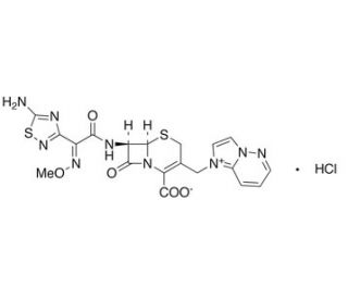 Cefozopran Dihydrochloride (CAS 113359-04-9 (HCl salt)) - chemical structure image