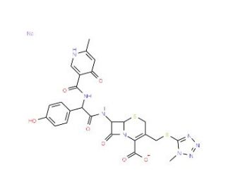 Cefpiramide sodium (CAS 74849-93-7) - chemical structure image
