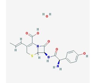 Cefprozil monohydrate (CAS 121123-17-9) - chemical structure image