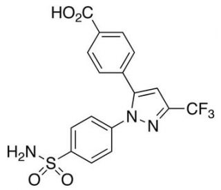 Celecoxib Carboxylic Acid (CAS 170571-01-4) - chemical structure image