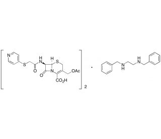 Cephapirin Benzathine (CAS 97468-37-6) - chemical structure image