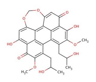 Cercosporin (CAS 35082-49-6) - chemical structure image
