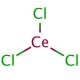 Cerium(III) chloride (CAS 7790-86-5) - chemical structure image