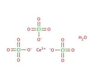 Cerium(III) perchlorate hexahydrate (CAS 14017-47-1) - chemical structure image
