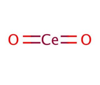 Cerium(IV) oxide (CAS 1306-38-3) - chemical structure image