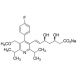 Cerivastatin, Sodium Salt (CAS 143201-11-0) - chemical structure image
