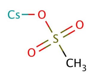 Cesium methanesulfonate (CAS 2550-61-0) - chemical structure image