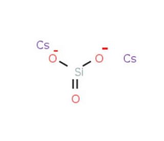 Cesium silicate (meta) (CAS 15586-77-3) - chemical structure image