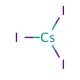 Cesium triiodide (CAS 12297-72-2) - chemical structure image