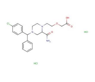 Cetirizine Amide Dihydrochloride (CAS 200707-85-3) - chemical structure image