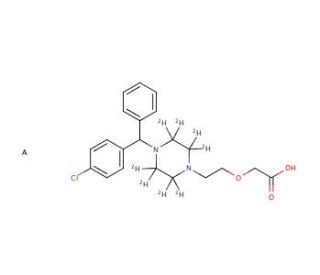 Cetirizine-d8, Dihydrochloride (CAS 2070015-04-0) - chemical structure image