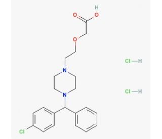 Cetirizine Dihydrochloride (CAS 83881-52-1) - chemical structure image