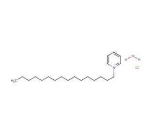 Cetylpyridinium chloride monohydrate (CAS 6004-24-6) - chemical structure image