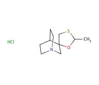Cevimeline Hydrochloride Salt (CAS 107220-28-0) - chemical structure image
