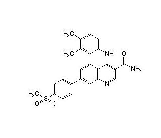 cFMS Receptor Inhibitor III (CAS 959861-21-3) - chemical structure image
