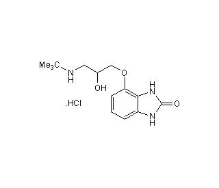CGP 12177 hydrochloride (CAS 81047-99-6) - chemical structure image