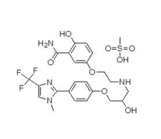 CGP-20712A methanesulfonate salt (CAS 105737-62-0) - chemical structure image