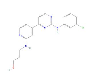 CGP-60474 (CAS 164658-13-3) - chemical structure image