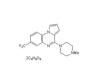CGS 12066B dimaleate (CAS 109028-10-6) - chemical structure image