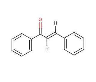 Chalcone (CAS 614-47-1) - chemical structure image