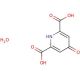 Chelidamic acid hydrate (CAS 138-60-3) - chemical structure image