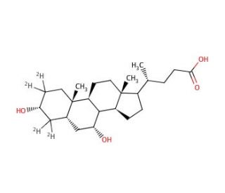Chenodiol-d4 (CAS 99102-69-9) - chemical structure image