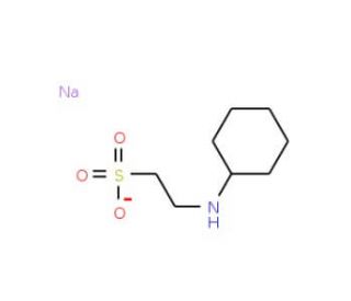 CHES sodium salt (CAS 3076-05-9) - chemical structure image